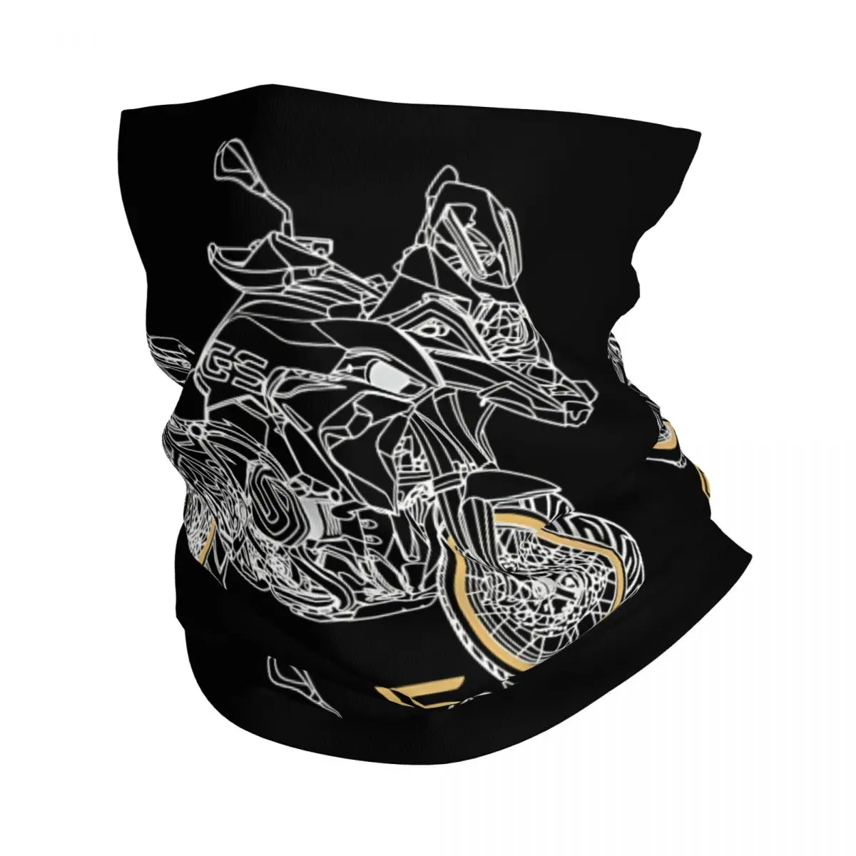 1250 R Scarf Neckerchief Neck Face Mask Polyester