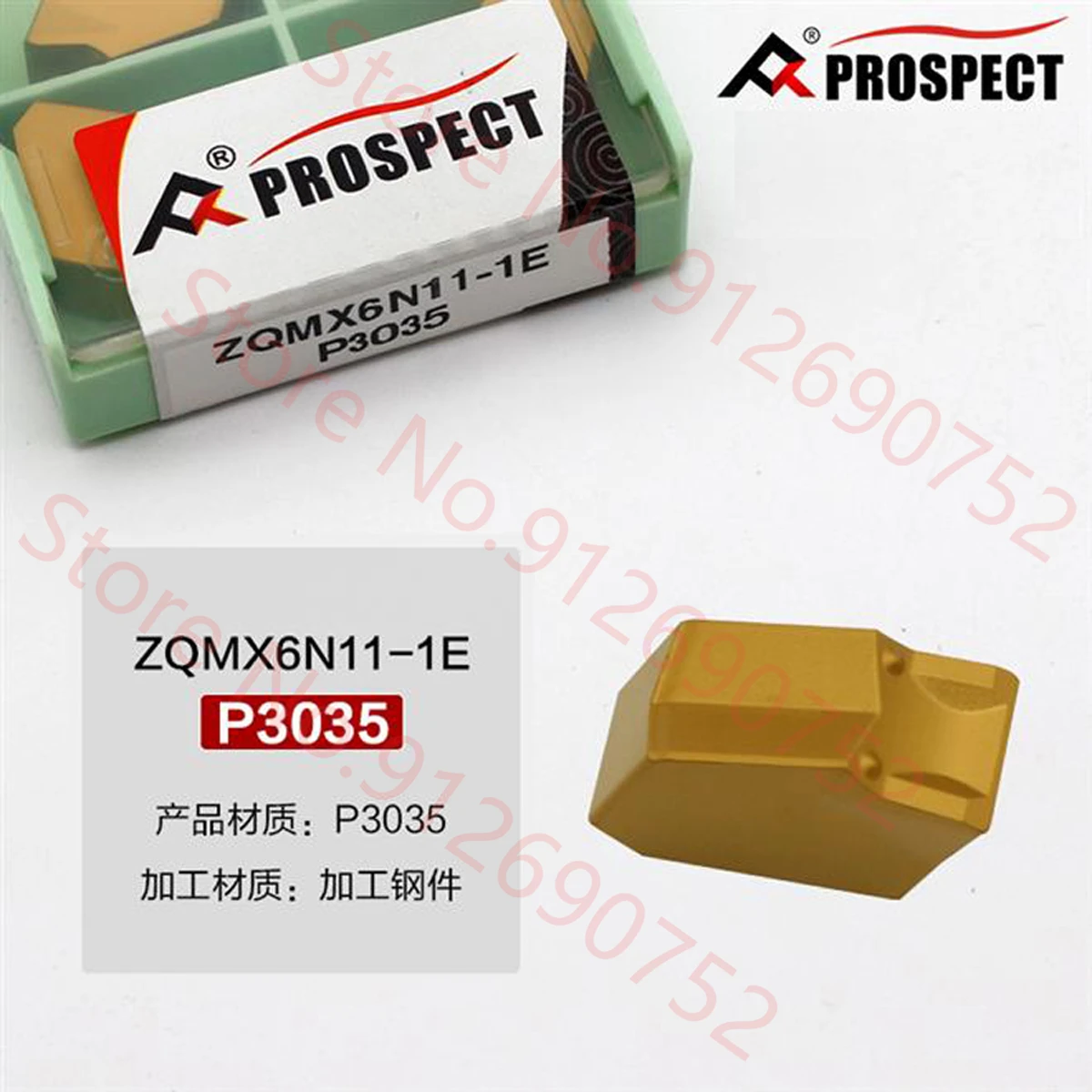 PROSPECT ZQMX2N11-1E ZQMX3N11 ZQMX4N11-1E P3035 Carbide Insert ZQMX Inserts