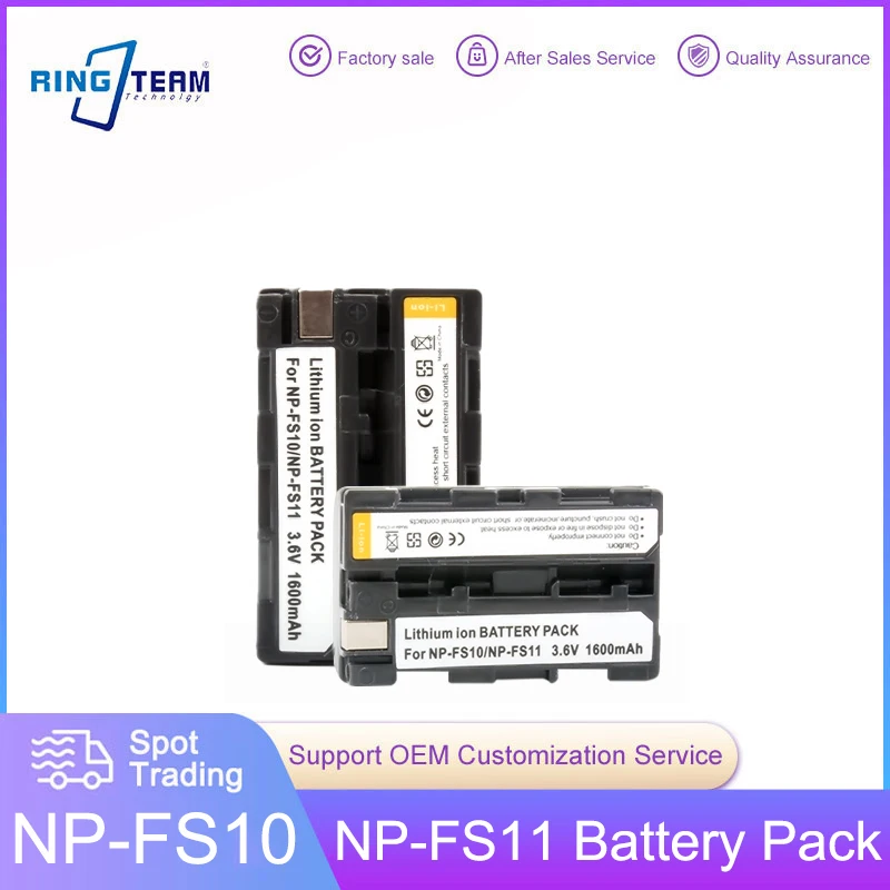 2PCS/LOTS NP-FS10 NP-FS11 NP FS10 FS11 Battery Pack for Sony CCD-CR1 CCD-CR5 DCR-PC1 DCR-PC2 DSC-F505V DSC-F55 NP-FS12 FS21 FS31