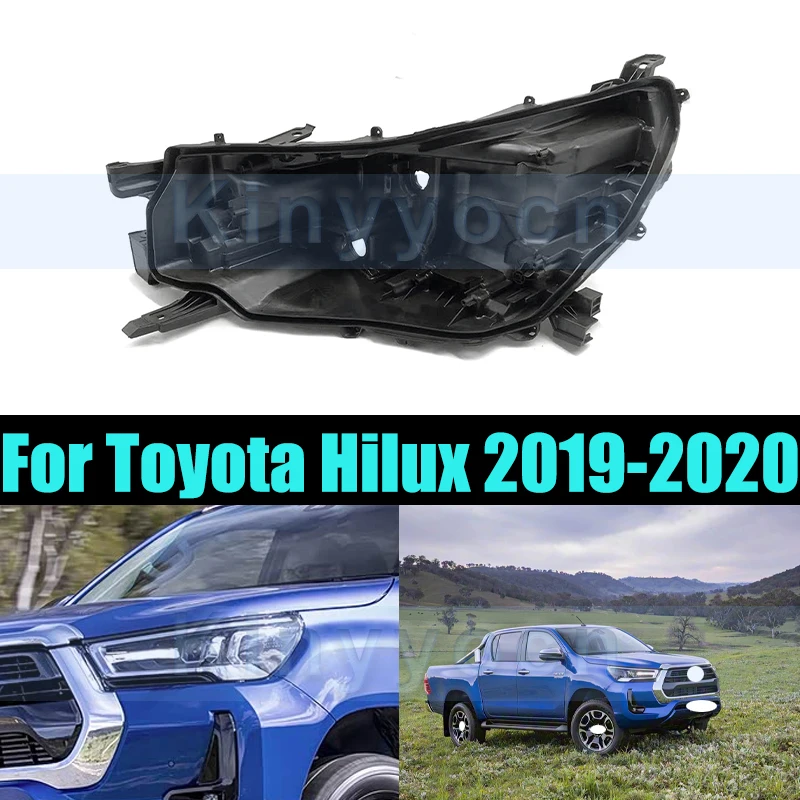 

Базовая крышка передней фары для Toyota Hilux 2019-2020, задняя фара, задний корпус, нижняя защитная оболочка