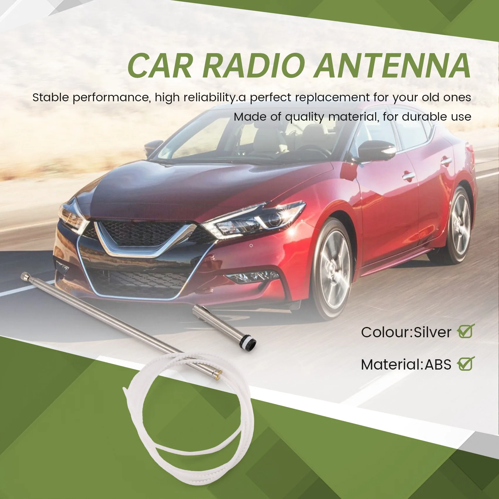 

Superior-Car Radio Antenna 282159B000 For Nissan Maxima 1995-1999 Altima 1993-2001 Pathfinder 1997-2002 Antenna Mast