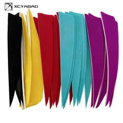 Turquia Pena Fletching Seta Vanes, Escudo Corte para DIY Tiro com Arco, Seta Fletches Acessórios, RW, 4 Polegada, 50pcs por lote