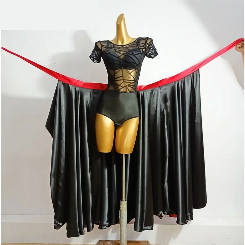 الأحمر اللاتينية تنورة رقص الأطفال الرقص الشرقي f تنورة المرأة الكبار كبير سوينغ تنورة مصارعة الثيران ملابس رقص تنورة نسائية