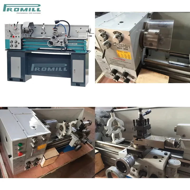 HCY High Grade CZ1237G/1 Horizontal Lathe Machine Medium Bench Lathe with Various Thread Cutting Function Discount Offer