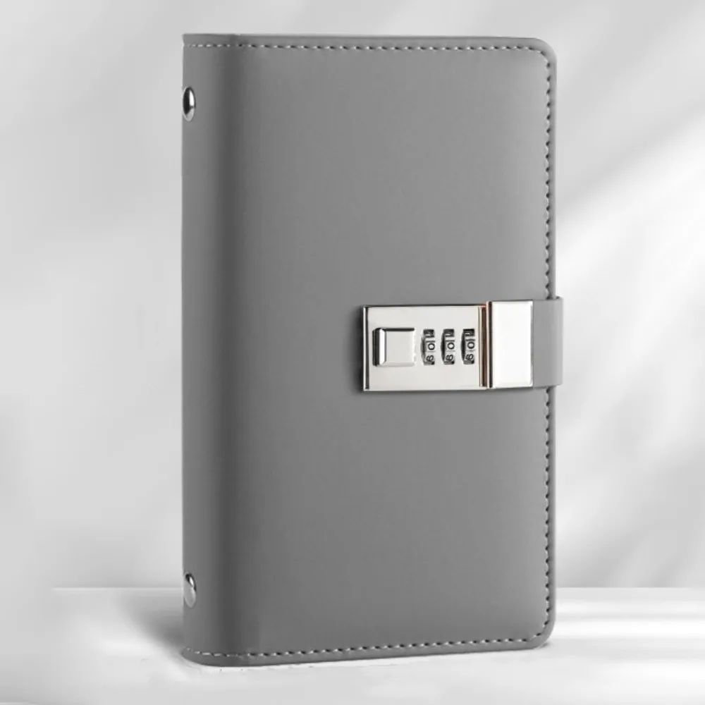 A6 Code Notebook for Money Solid Color Daily Plan Cash Budget Ledger Academic Weekly Agenda Anti-splash Water - view 2