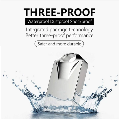 Imagen 2 del producto Mini memoria USB flash de 2TB, 1TB, 512GB, 256GB, pendrive metálico, memoria USB tipo bolígrafo, tarjeta de memoria flash para regalo, Tipo-C, Micro USB.