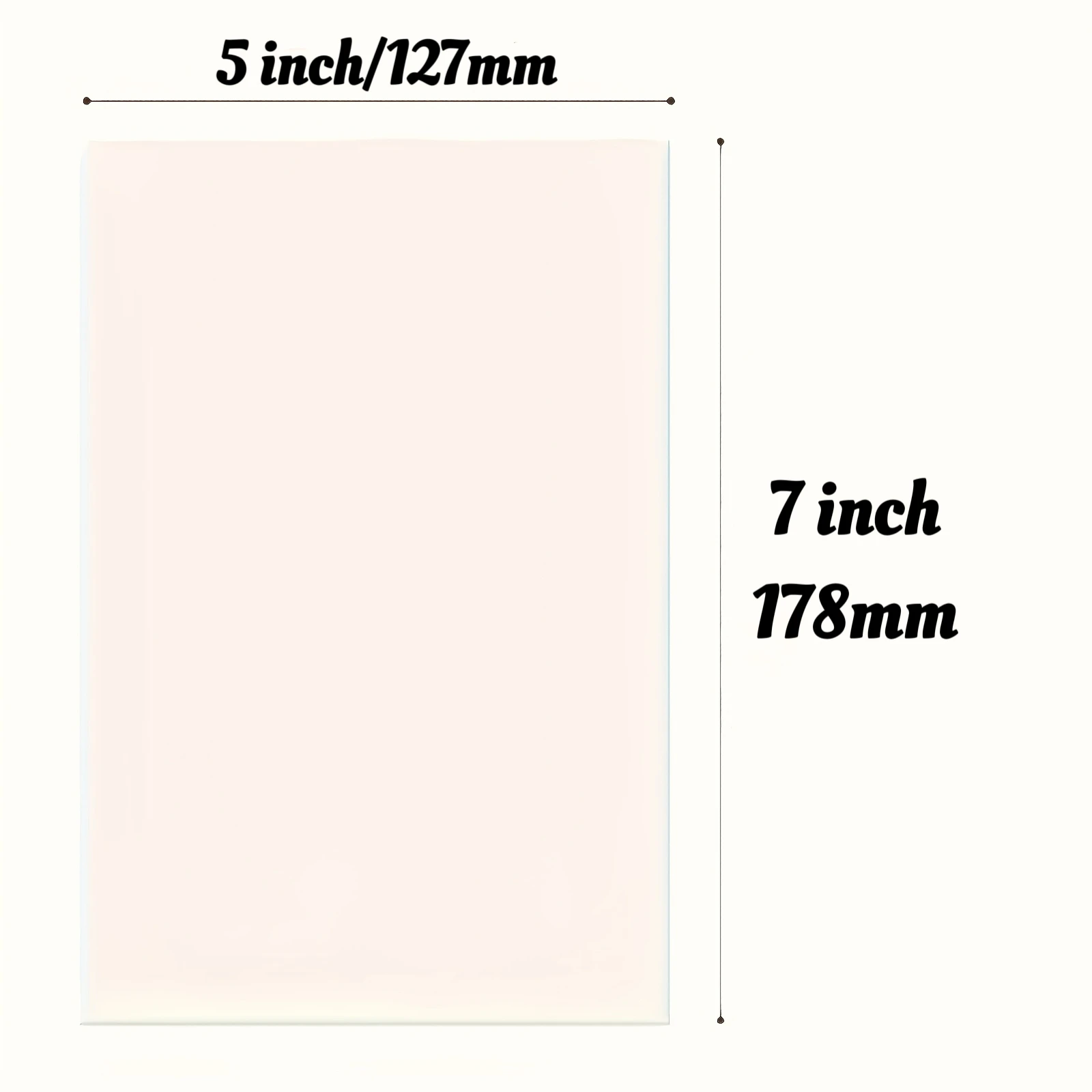 HUSPER 5 × 7 polegadas 200G 100 folhas de papel fotográfico altamente brilhante para jato de tinta