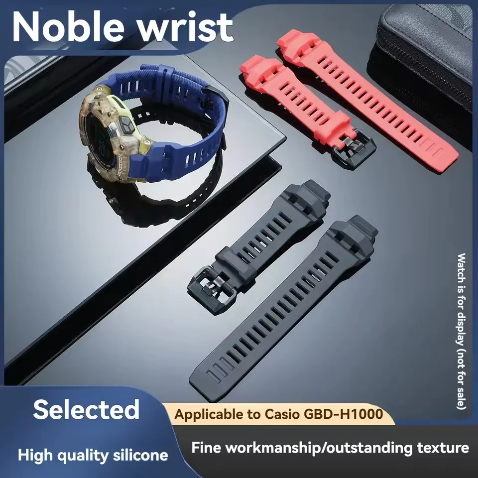 For Casio GBD-H1000 Waterproof Silicone Strap 3475 Cat Man Series G-SHOCK Resin Replacement Bracelet Men Watch  Accessories Band view 2