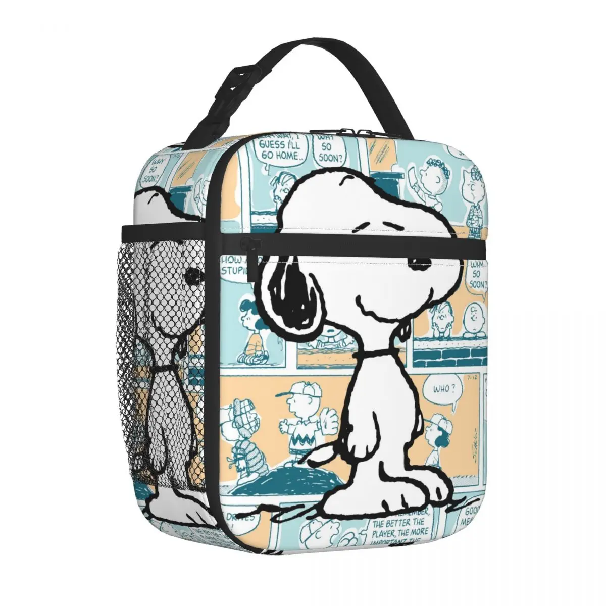 Snoopy Insulated Lunch Bag Thermal Meal Container Leakproof Lunch Box Tote Men Women Beach Travel