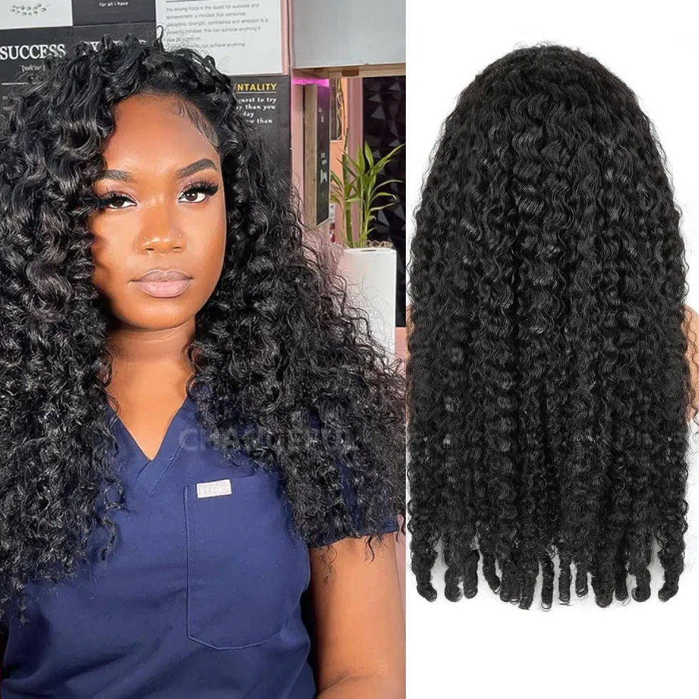

30 38 Inch Burmese Curly Hair Wig 7x6 Lace Frontal Wig Human Hair Vietnamese 220 Density Spiral Burmese Curly Lace Front Wig
