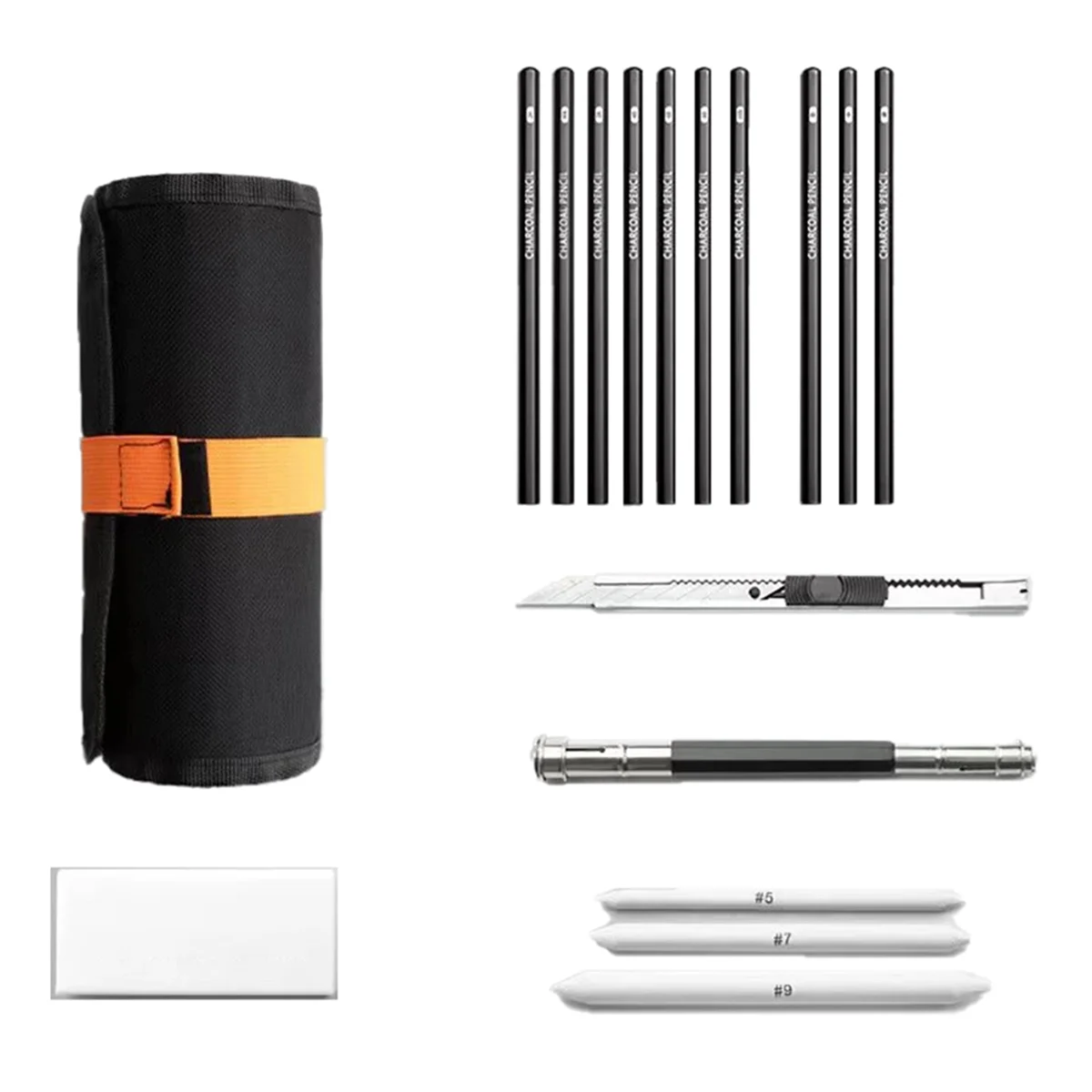 ABLG Sketching Pen Set Drawing Pen Sketching Pencil Student Drawing Art Drawing Brush HB Pen Curtain Set Box Style 27