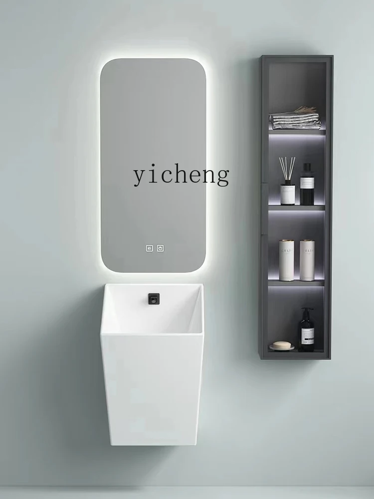 XL Wall-Mounted Washbasin Mini Whole Washbin Simple Bathroom Hanging Wash Basin Single Basin image 2