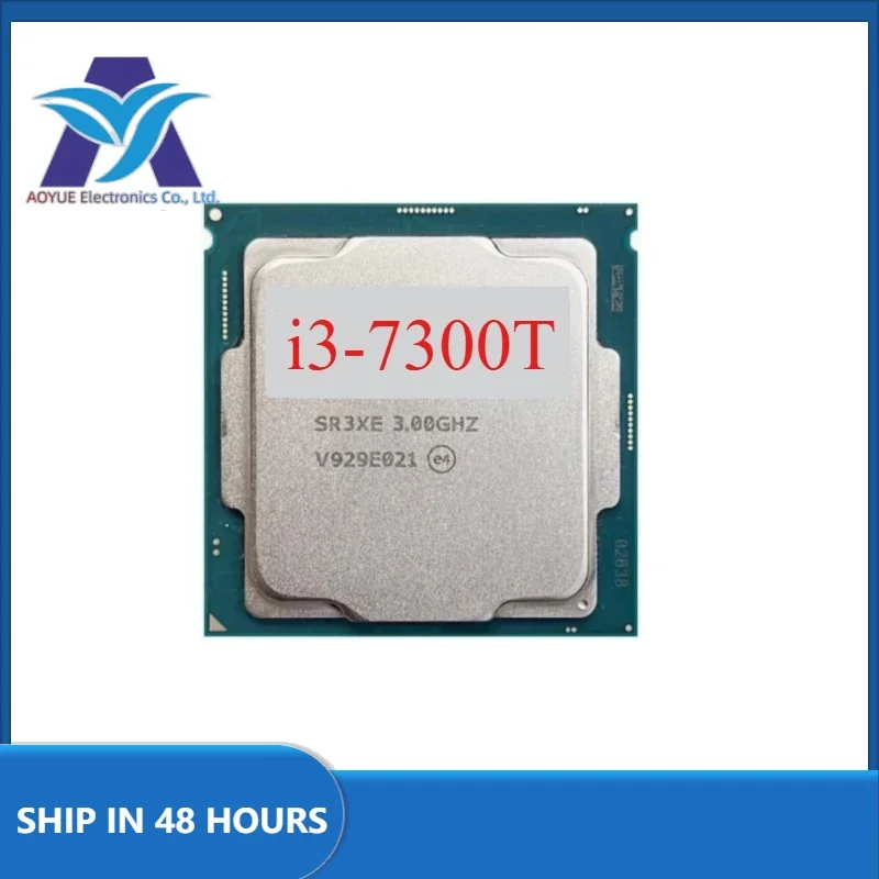 1 unids/lote prueba perfecta procesador Core i3-7300T i3 7300T 3,5 GHz 2 núcleos LGA 1151