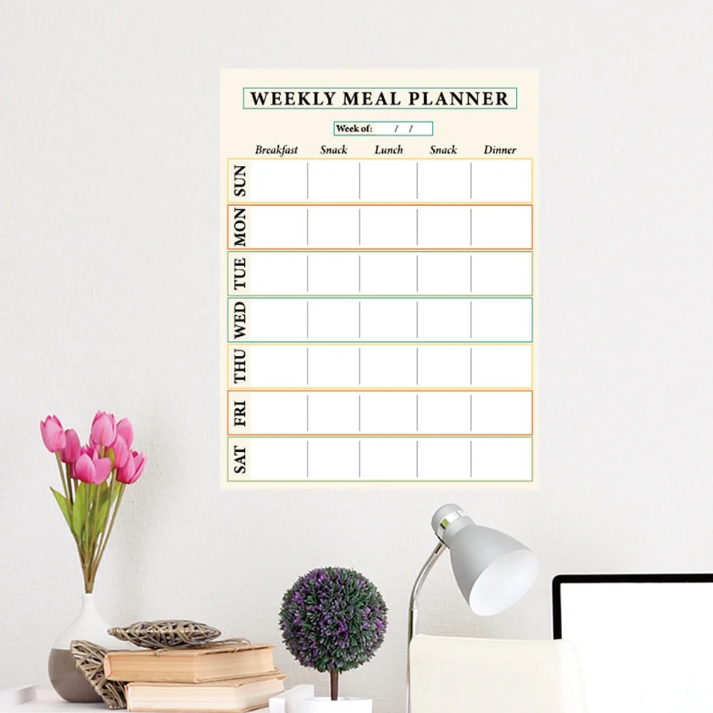 

2Pcs Waterproof PVC Self Adhesive Whiteboard Stickers Dry Erase Behavior Reward Chart for Classroom Home School