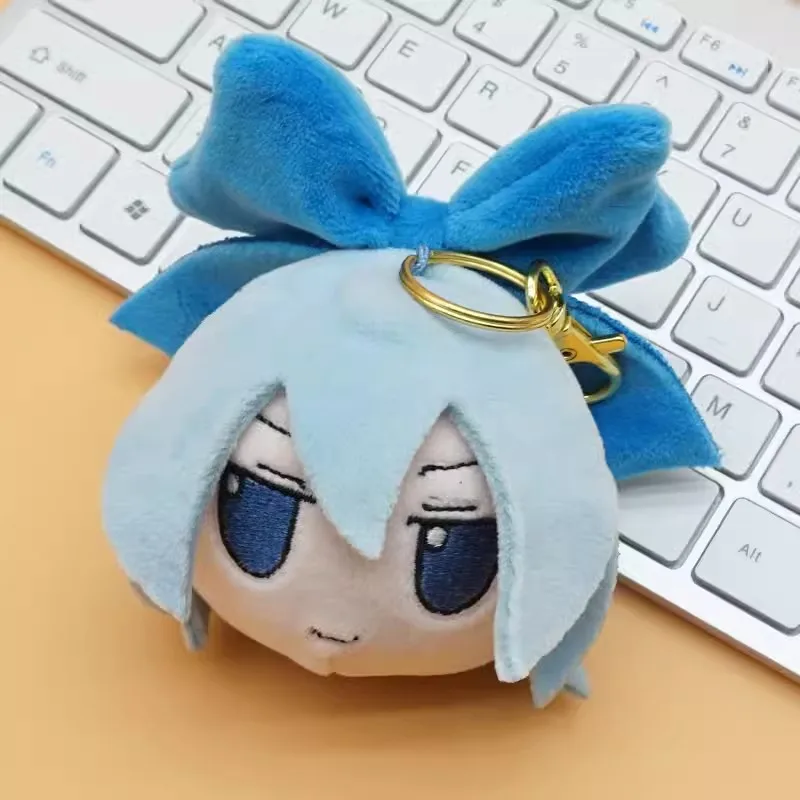 Touhou Project Plush Pendant Fumo Soft Toy Stuffed Doll Cirno Sekibanki Backpack Bag Keychain Keyring Gift for Kids Fan Birthday