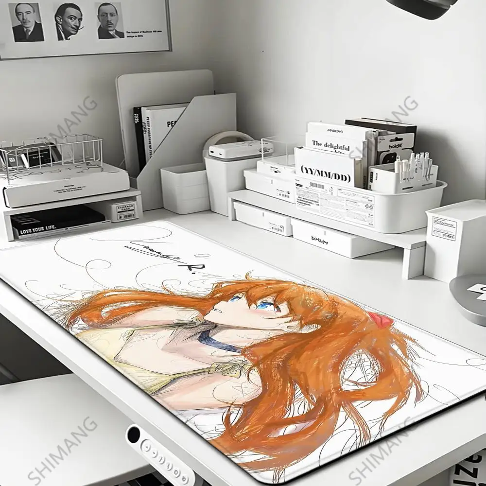 

Asuka Kawaii Ins Girl Mousepad Large Waterproof Anti-slip Dining Table Mat Cute Secondary Yuan Office Game Computer Keyboard Pad