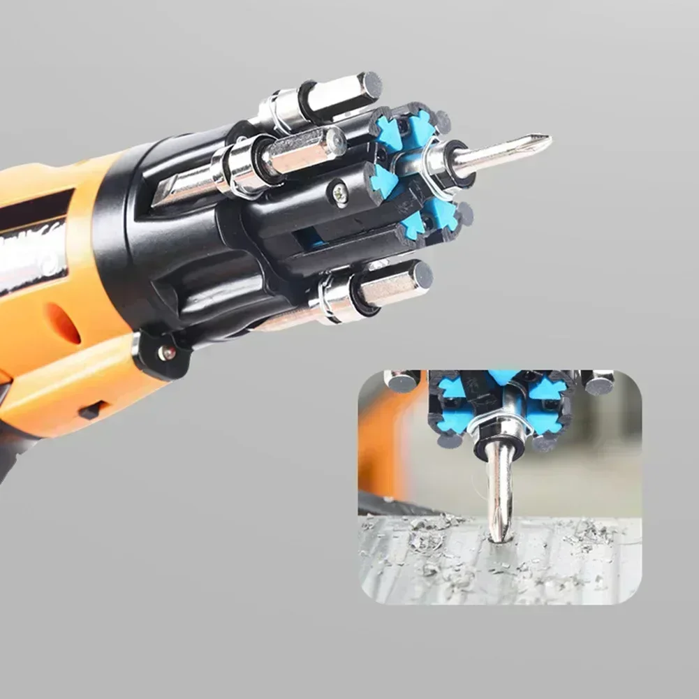 Rechargeable Cordless Electric Screwdriver Set with Mini Drill Driver Tool and Light for Home Installation and Repair Tasks