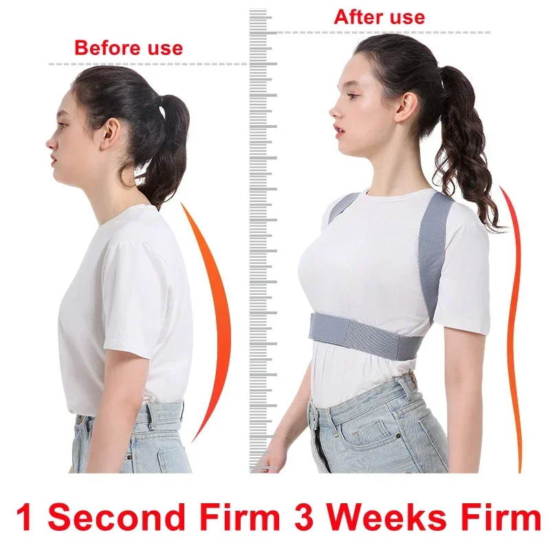 مصحح وضع قابل للتعديل للرجال والنساء ، دعم الظهر ، دعم الكتف العمود الفقري ، العلاج الطبيعي ، شريط مثبت صحي ، الحدب