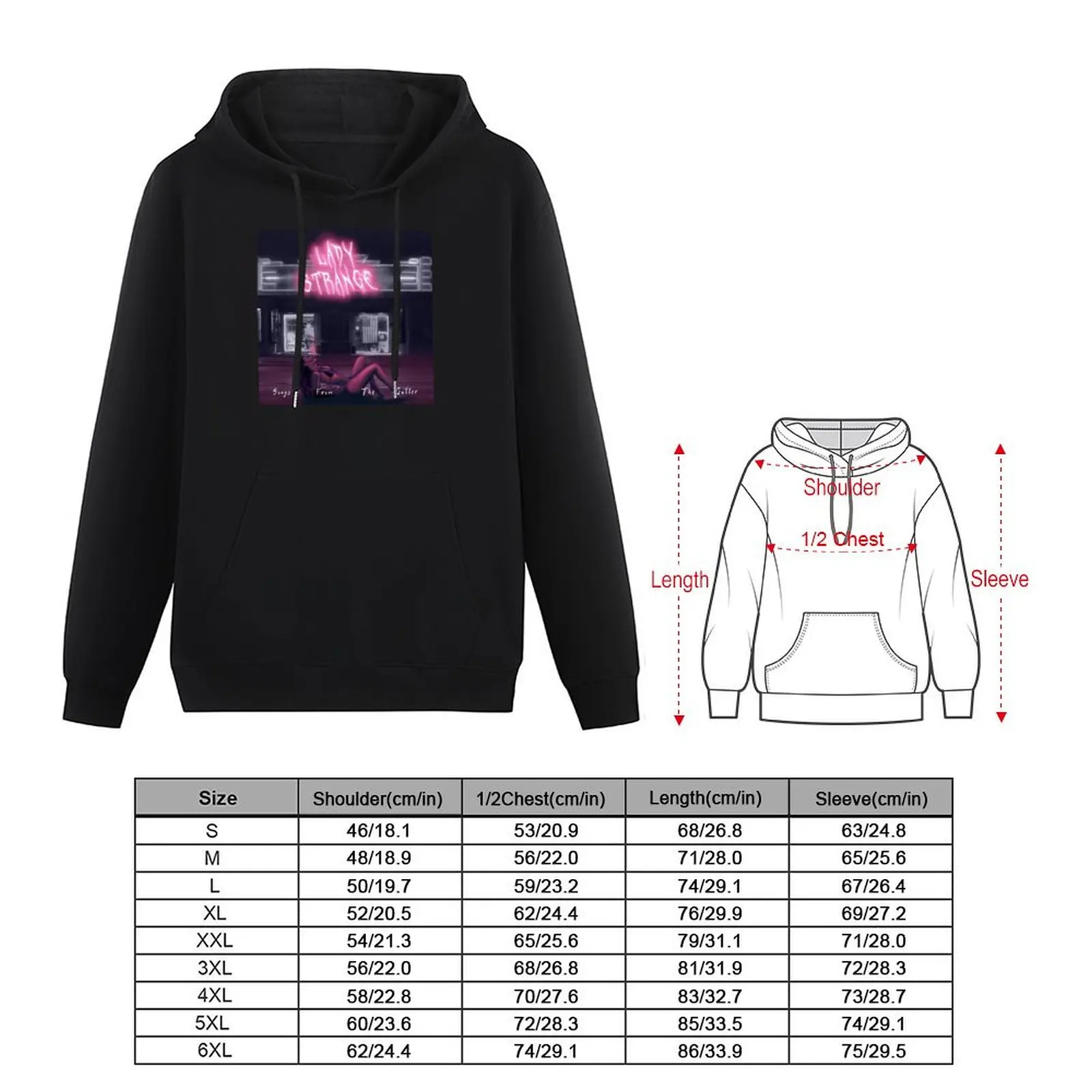 Lady Strange Songs From The Gutter Pullover Hoodie men clothes mens clothes new in hoodies