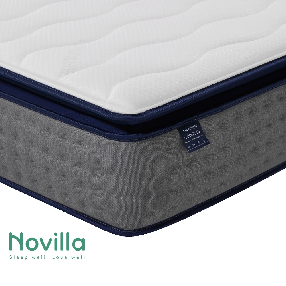 Pillow Top Hybrid Mattress Roll Up Foldable Home Use King/Queen Size Twin Pocket Spring 30cm