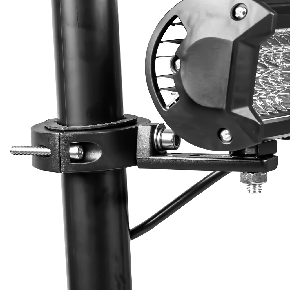 Motorcycle Universal Mount Headlight Spotlight Bracket Fog Driving Lights Brackets Fork Ear Chopper Headlamp Holder accesorios image 6