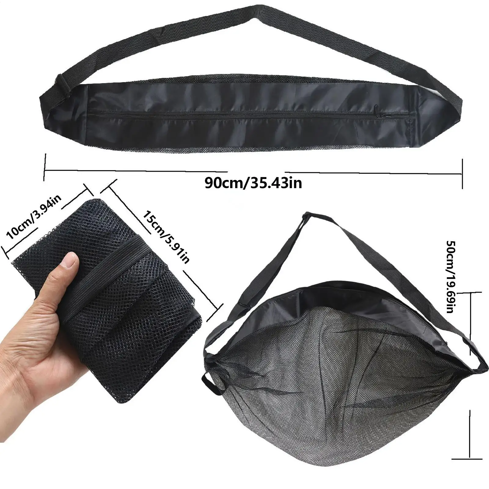 Baltas Lichtgewicht volleybal opbergtas Opbergnet met grote capaciteit voor training Sport Basketbal Voetbal Volleybal Zwemmen