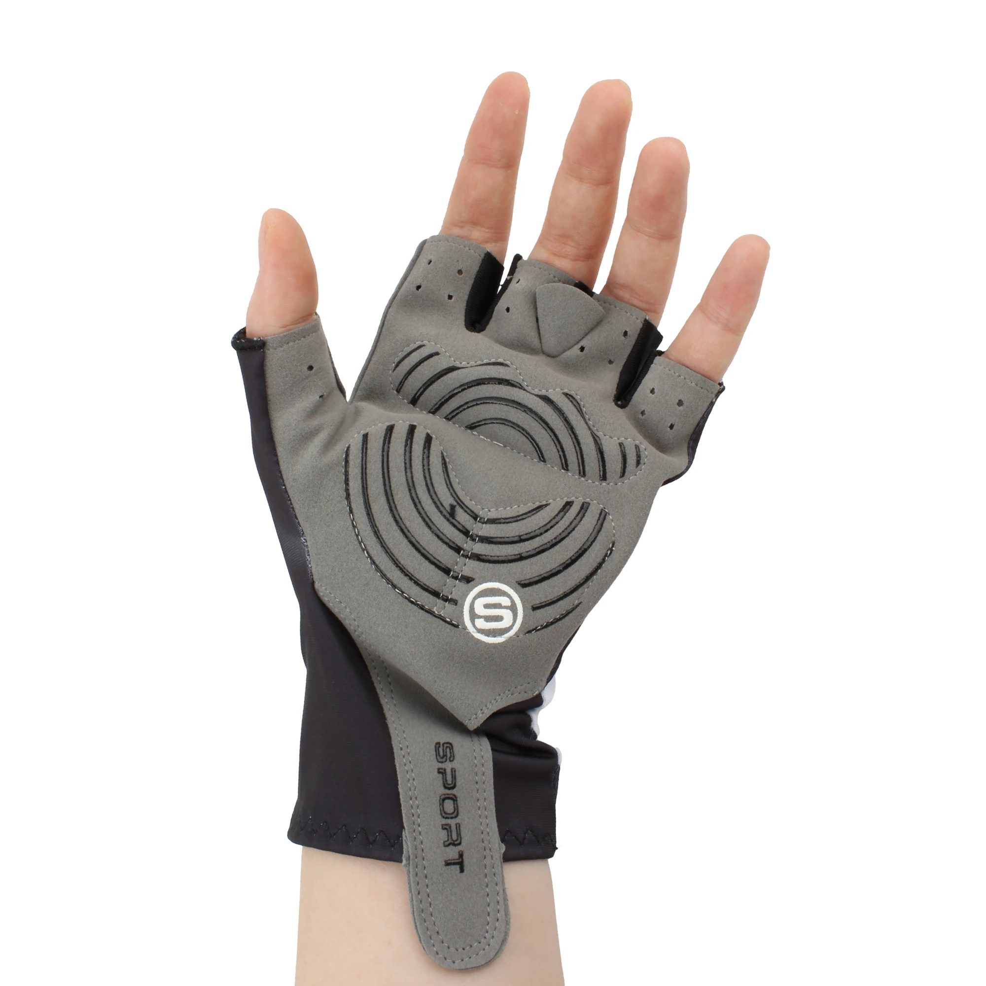 Powermotor Sommer Motorrad handschuhe Anti-Rutsch-Rennen Halb finger für Schock Anti-Rutsch-Handschuhe Sport training Männer Frauen