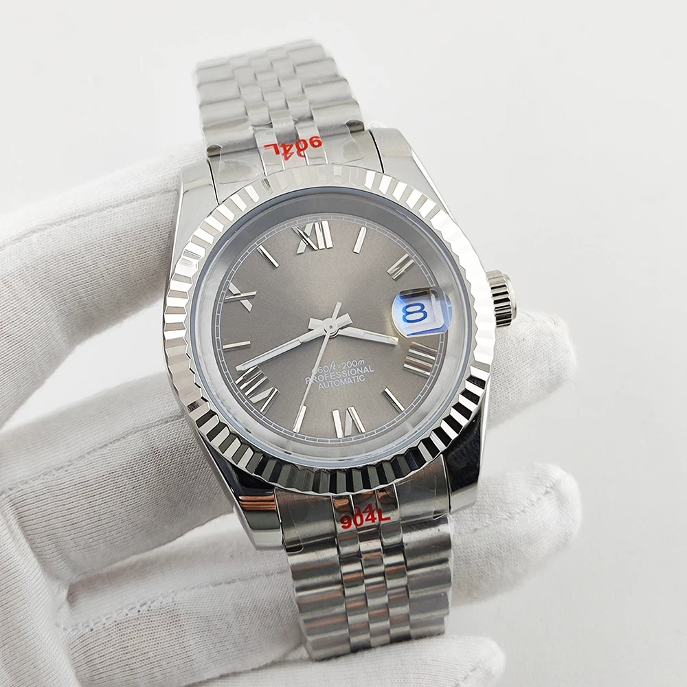 Custom 39mm Automatic Mechanical Watch Sapphire High-end Luxury Business Journal Men's Watch Luminous Waterproof Wristwatch