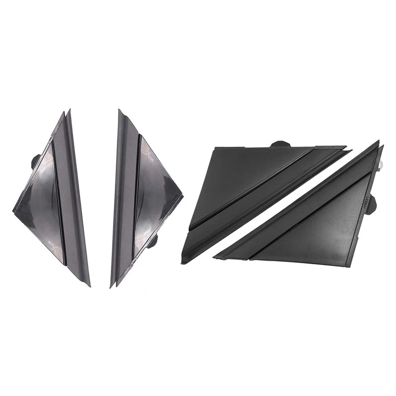 Espelho retrovisor exterior do carro, guarnição triangular de postes exteriores, triângulo para Fiat 2012-2019, frente, 735429523 735429524