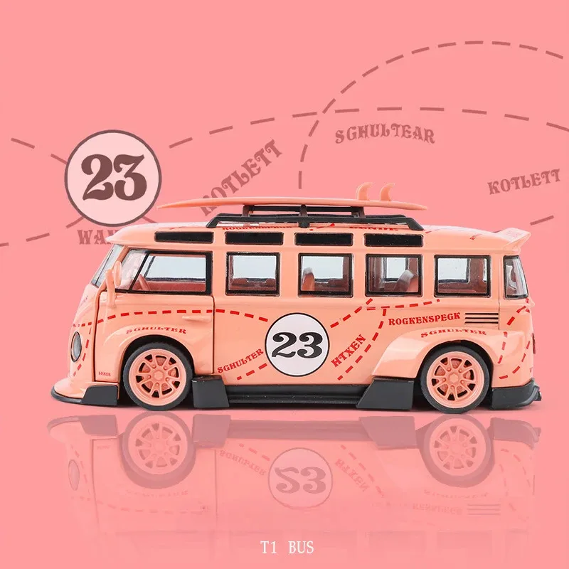 Simulation G1 échelle T1 transporteur modèle son lumière Bus jouets véhicule enfants garçon cadeau d'anniversaire Miniature Voiture