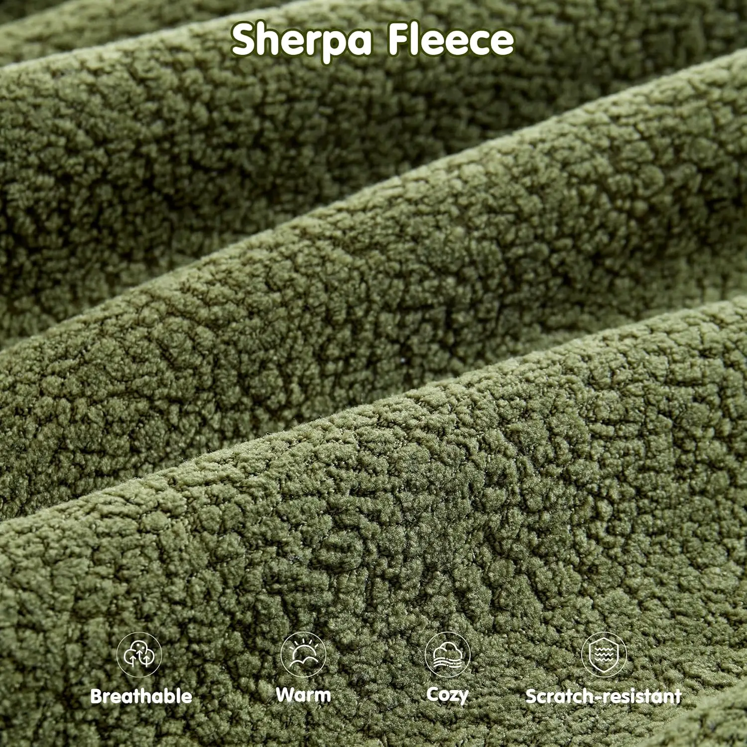 أريكة معيارية حديثة مقسمة سحابة مقاس 104 بوصة مع مقعد عميق، أرائك منجدة لغرفة المعيشة وغرفة النوم، لا تتطلب تجميعًا،