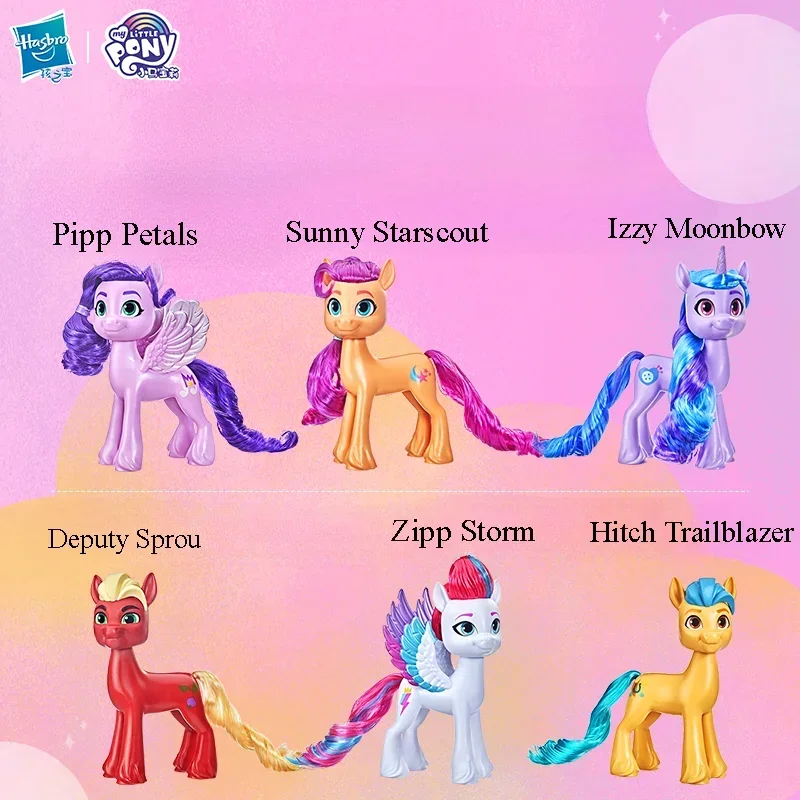 My Little Pony Model Set Animation Peripheral 17CM Doll Children's Toy Birthday Gift Kawaii Desktop Ornament  