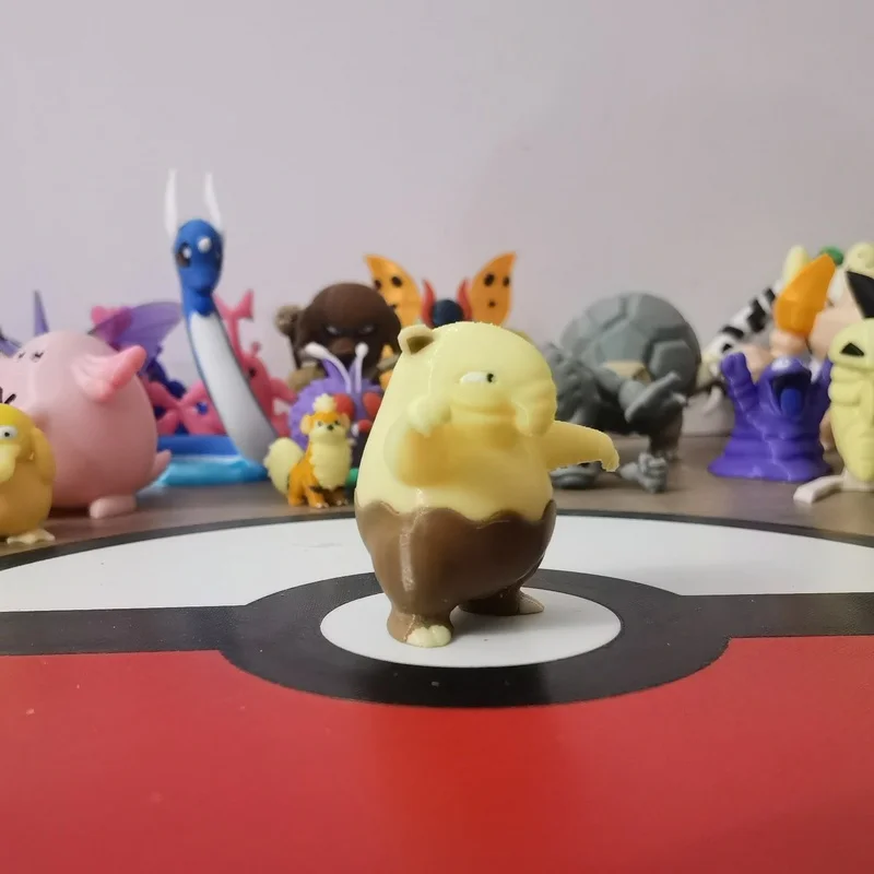Anime Drowzee Cartoon Character Proportion World 1:20 Diy 3D Printing Action Figure Cute Character Desktop Model Kids Toy Gift