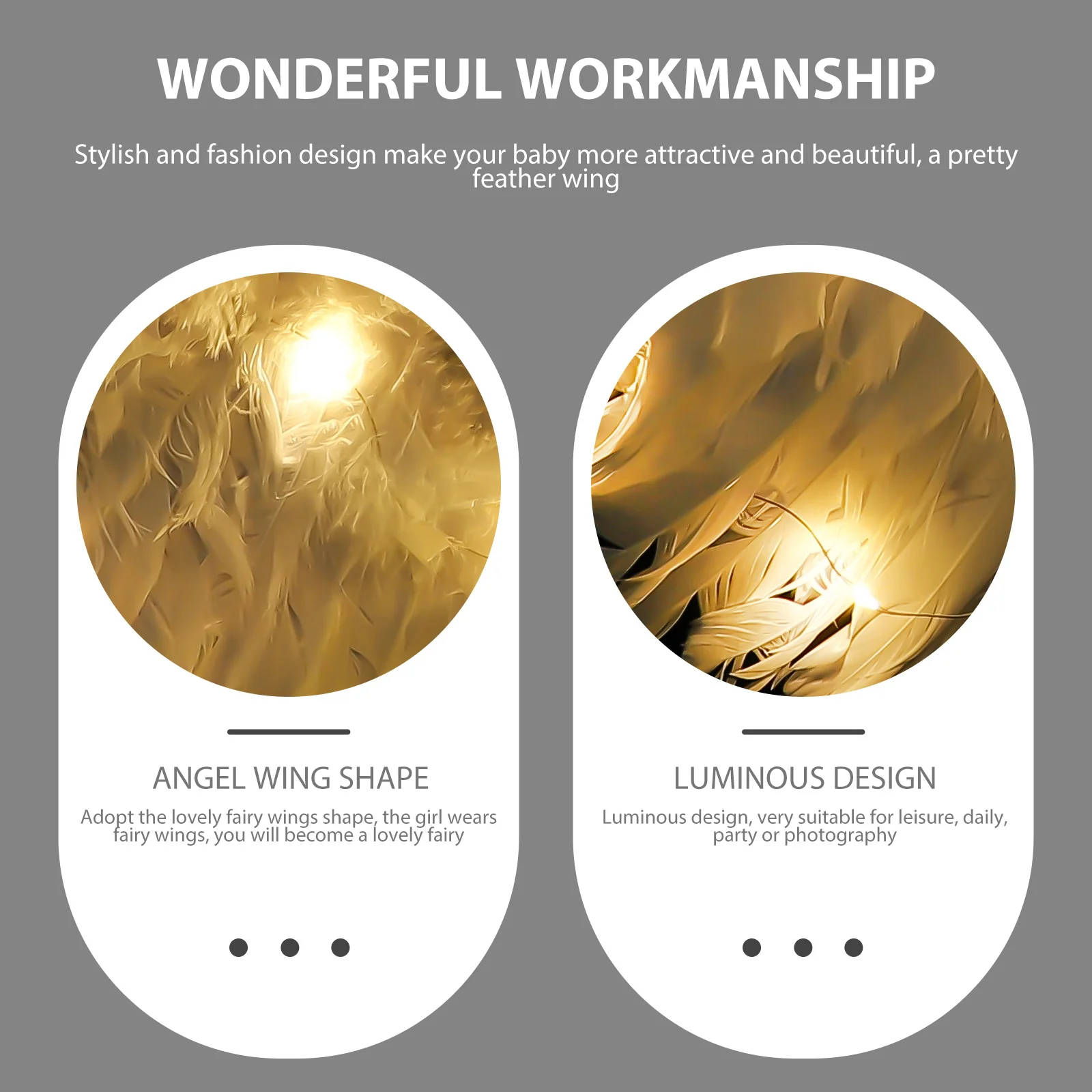 1 Stuks Gloeiende Pluim Prop Party Prestaties Foto Supply Kids Cosplay Gloeiende Fairy Prop Party Supply
