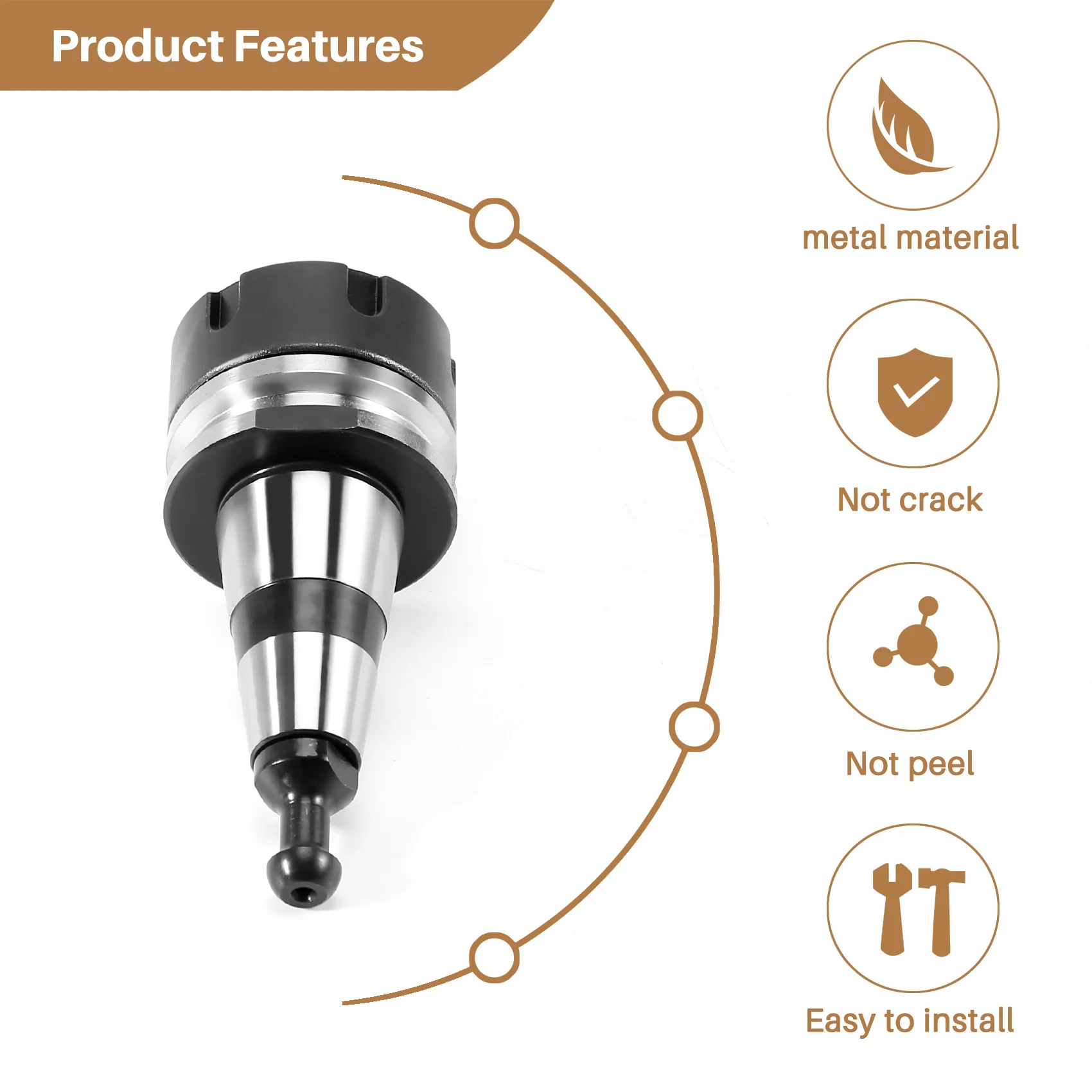 A43T ISO30 ER32 التوازن كوليت تشاك G2.5 30000 دورة في الدقيقة حامل أدوات CNC #3