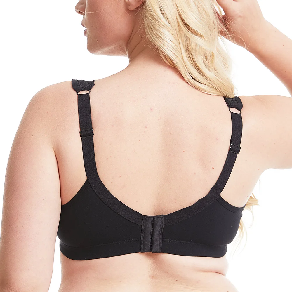 Wireless Schwarz Plus Größe Bh Unterwäsche Baumwolle Voll Große Tasse Nahtlose Ultra-dünne Frauen Bhs Minimizer Bhs EINE B C D E F