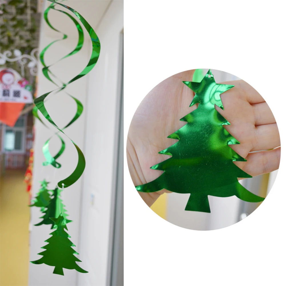 

12Pcs Ceiling Streamers Hanging Swirl Decorations for Christmas Weddings Birthdays Festive Photo Backdrops Hanging Swirl
