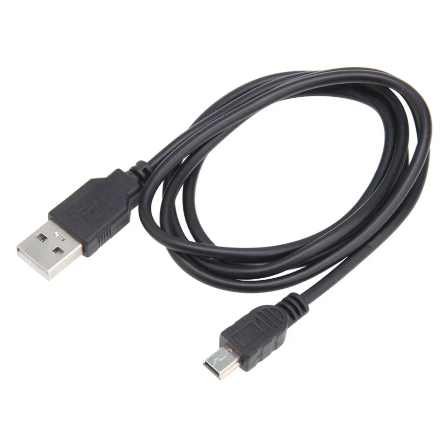 1000pcs 1m Mini 5Pin USB Charging Cable Line For PS3 Game Console Power Supply Charger Cord Accessories