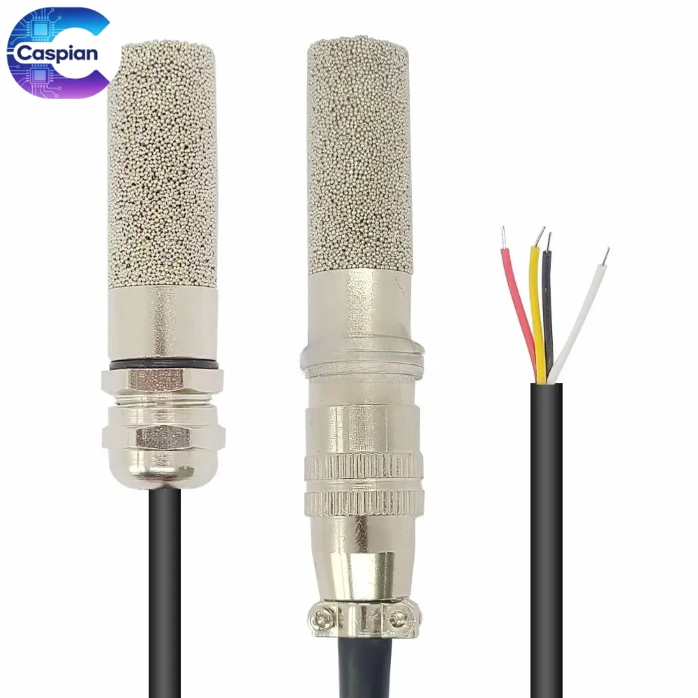 Digital Temperature Humidity Sensor Probe Metal Head 1M Cable I2C Output SHT20 SHT30 SHT40 SHTC3 Capacitance Breakout Module