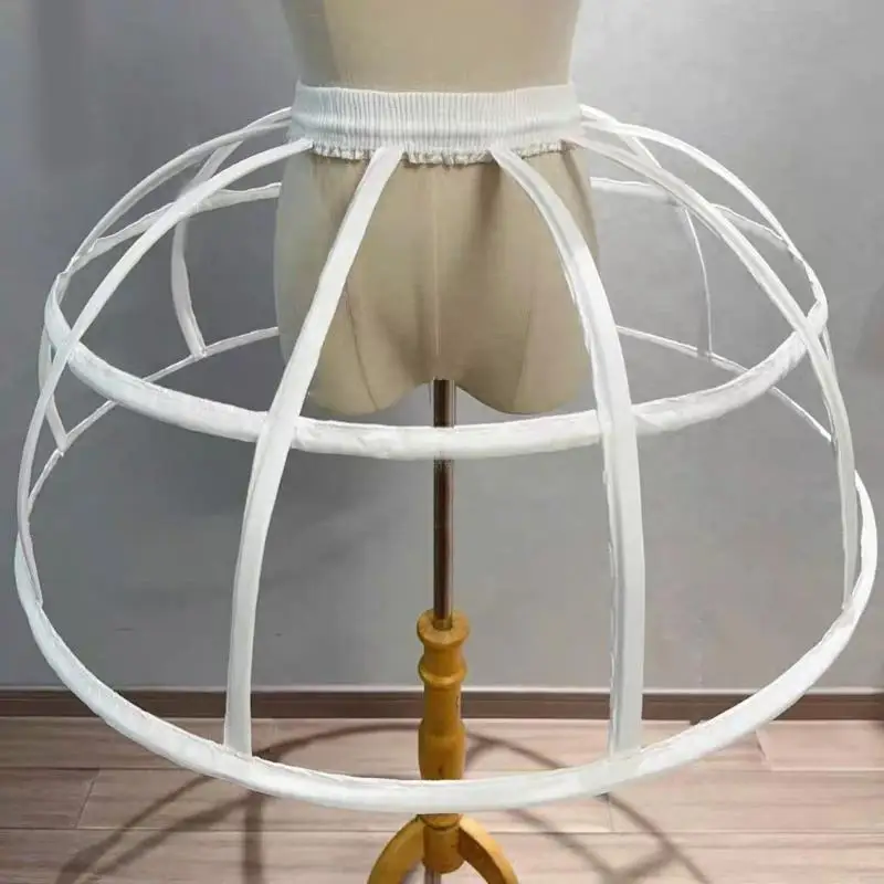 Victorian Bustle Pannier for Cosplay Crinoline Pannier Rump Pad BumRoll White Petticoat Slip Dress Support Accessory