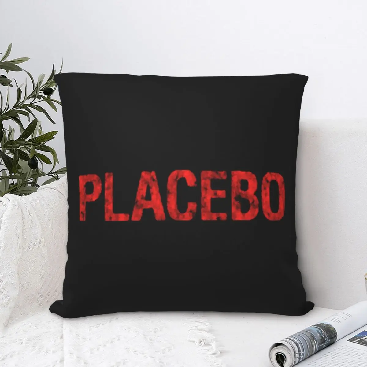 Placebo Tank Top Square Pillowcase Polyester Pillow Cover Velvet Cushion Decor Comfort Throw Pillow For Home Car