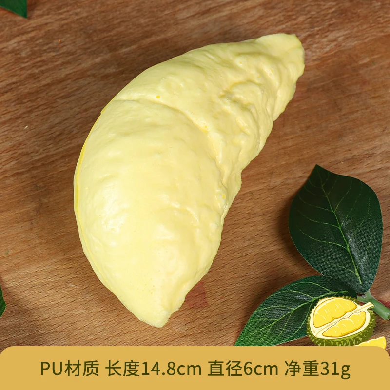 Durian Display Prop Kunstmatige Durian-decoratie voor fruitwinkels Supermarkten Realistisch nep Durian-beeldje voor fotografie