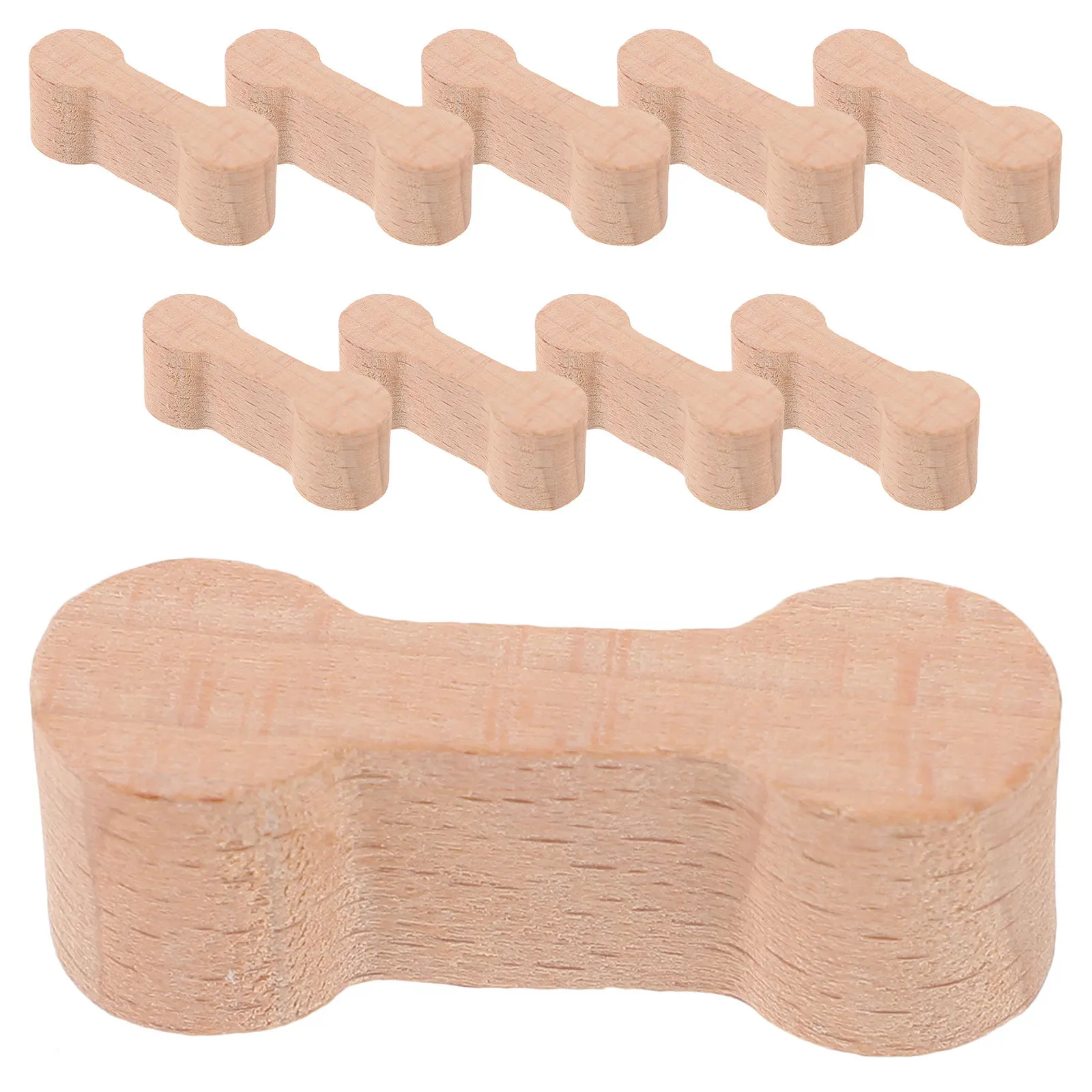 

10 шт. деревянные костяные соединители для железнодорожных дорожек DIY Рождественский железнодорожный адаптер, детали, разъем для транспортных средств