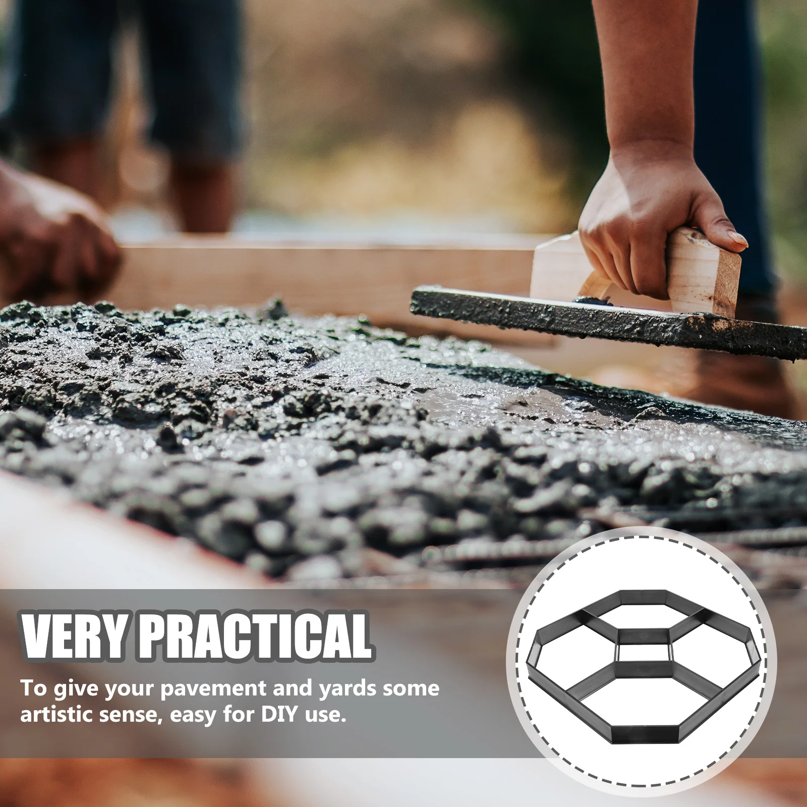 قالب الرصيف لتقوم بها بنفسك حديقة مسار صانع مسار رصف قالب يخطو حجر رصف الخرسانة قالب لساحة الفناء المناظر الطبيعية