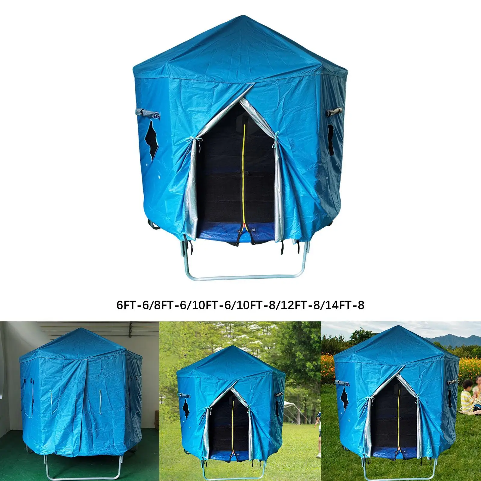 

Sun Protection Cover Trampoline Shade Cover Only for Round Trampoline Summer