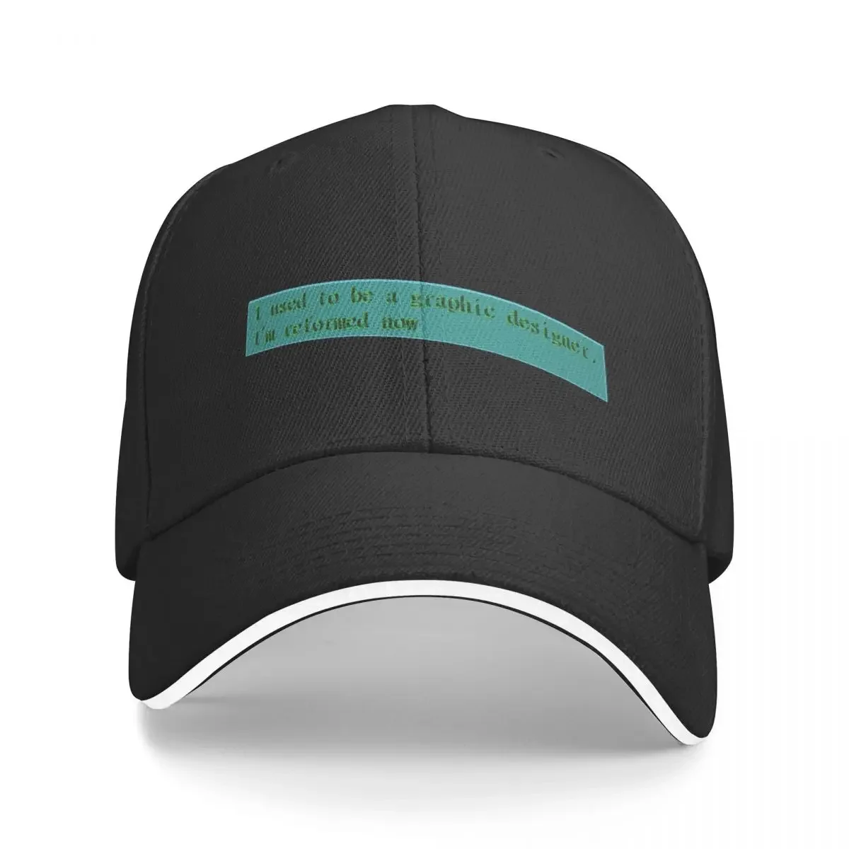 I used to be a graphic designer Cruelty Squad quote Baseball Cap Anime Hat Thermal Visor For Women Men's