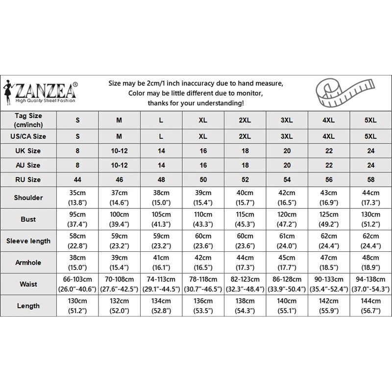 ZANZEA Modne Sukienki Maxi Damskie Jesienne Stójka Długi Rękaw Falbany Długie Sukienki Vestidos 2026 Patchwork Casual Elegancka Sukienka na Imprezę