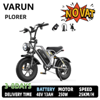 VARUN Plorer Adult E-bike250W Motor 48V 13AH Battery Electric Bike 16 Inch Fat Tire E-Mountain bike Off-road Electric bicycle
