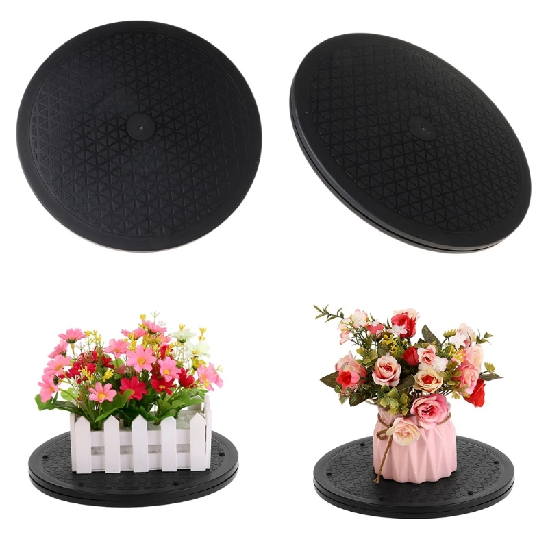 12\" Bonsai Turntable Rotating Plate Wheel Revolving Home Kitchen Display Stand