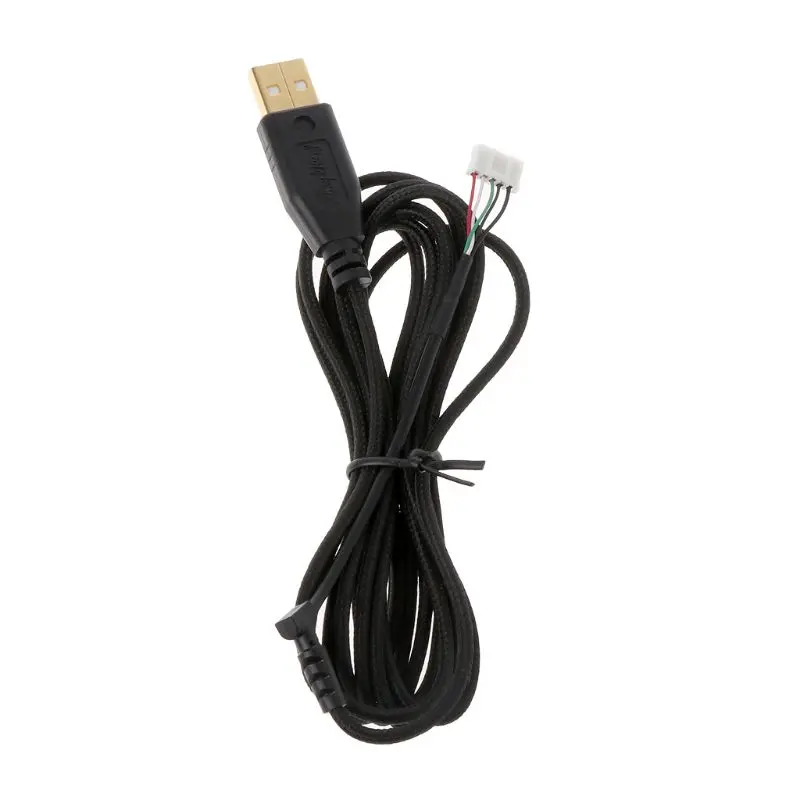 

Q5WA USB -кабели мыши Нейлоновый проволоки замена кабеля DIY мыши для мыши NAGA 2014